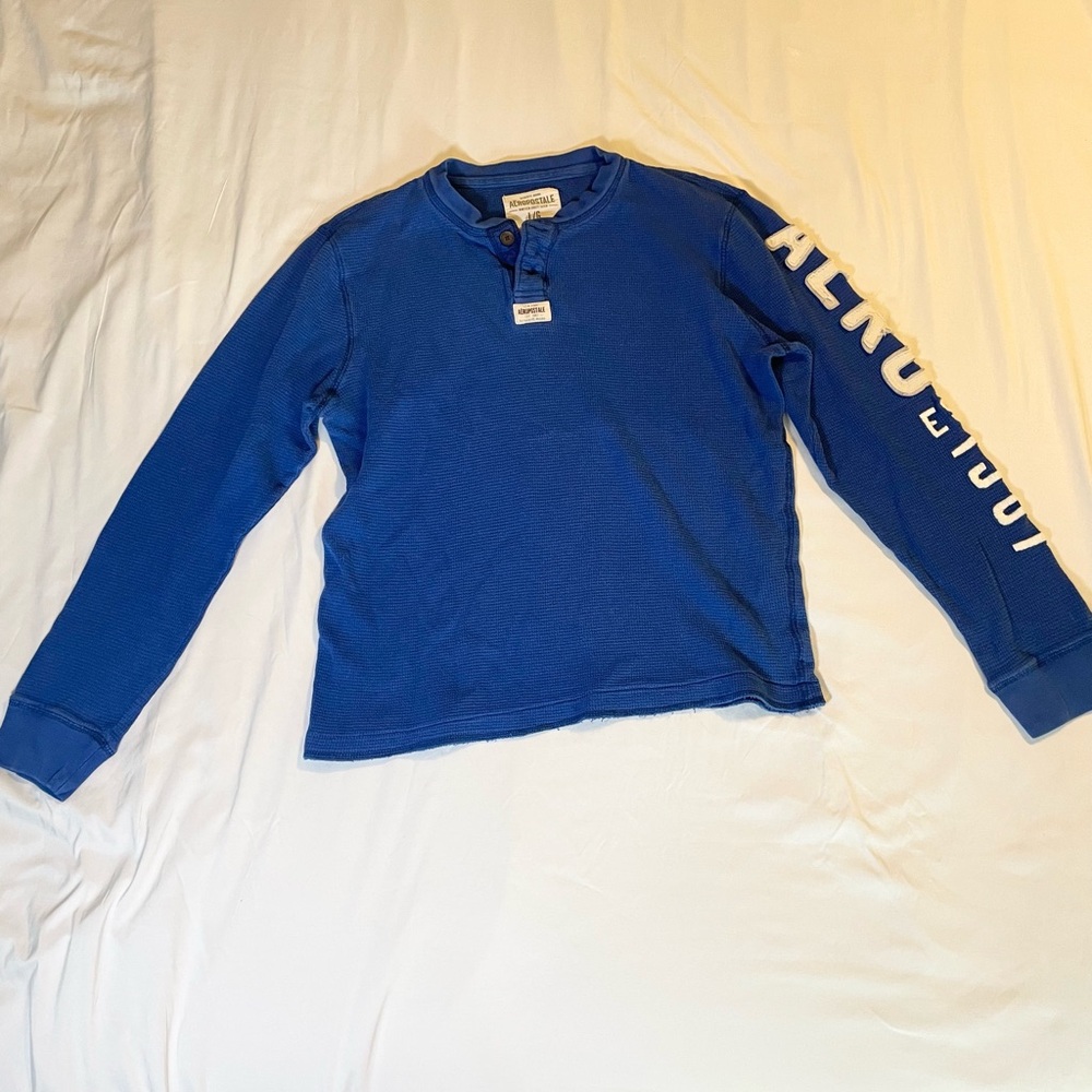 Aeropostale Blue Long Sleeve Tee